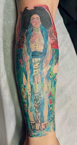 kaguya tattoo 室蘭刺青　室蘭タトゥー　北海道刺青　北海道タトゥー　登別タトゥー　登別刺青　かぐや　カグヤ　クリムト　女彫り師　art tattoo